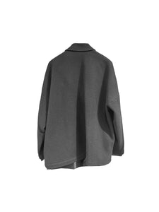 Sulvam - Short Broken Coat - AW25 - BLACK BLACK